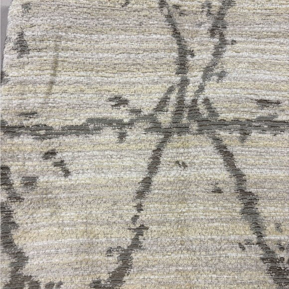 Restoration Hardware Cream and Gray Accent Pillow - Picture 2 of 5